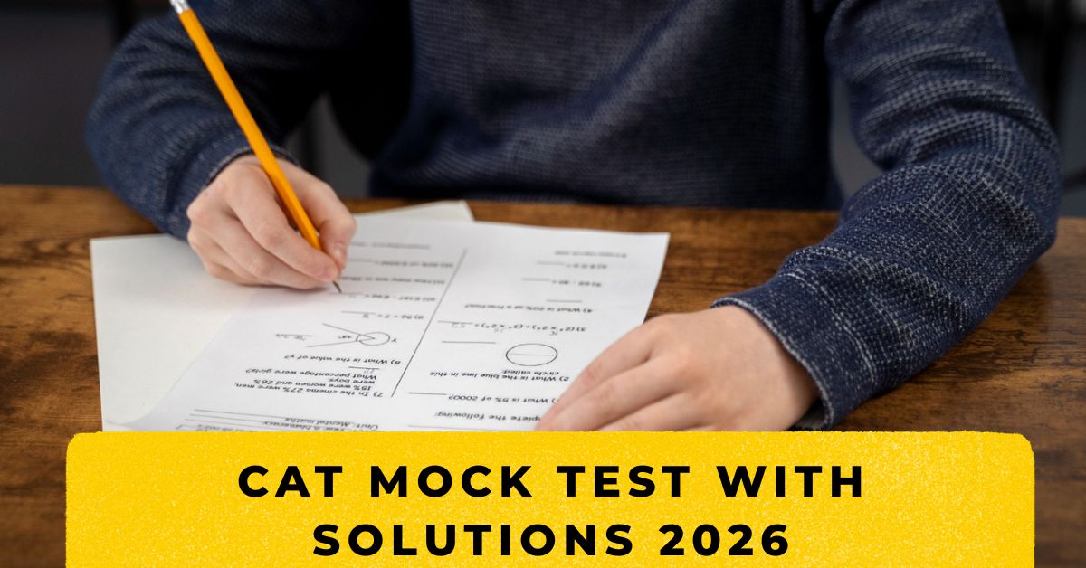 Cat Mock Test With Solutions