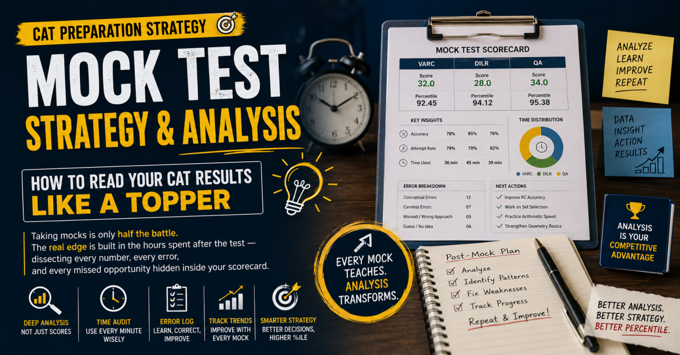 You are currently viewing CAT Mock Test Strategy & Analysis