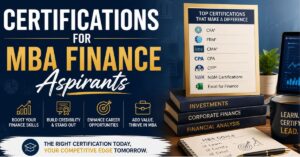 Read more about the article Certifications for MBA Finance aspirants