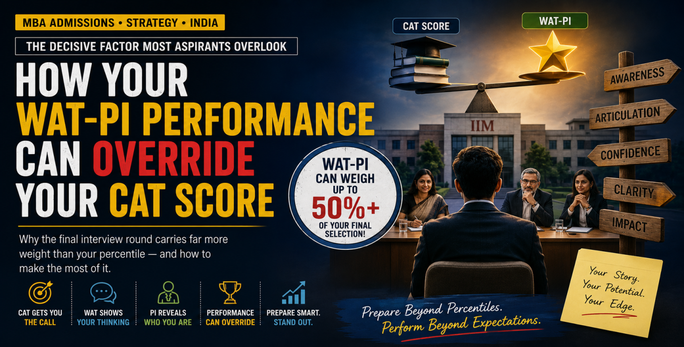 You are currently viewing How Your WAT-PI Performance Can Override Your CAT Score