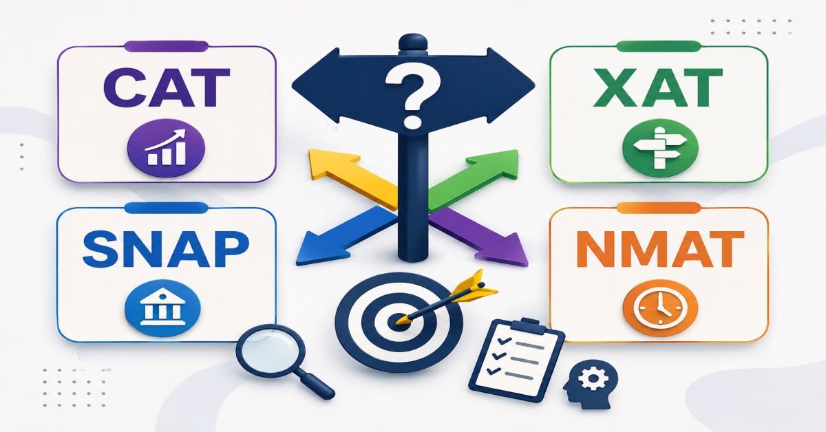 You are currently viewing CAT VS XAT VS SNAP VS NMAT