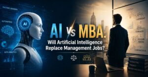 Read more about the article AI vs MBA: Will Artificial Intelligence Replace Management Jobs?