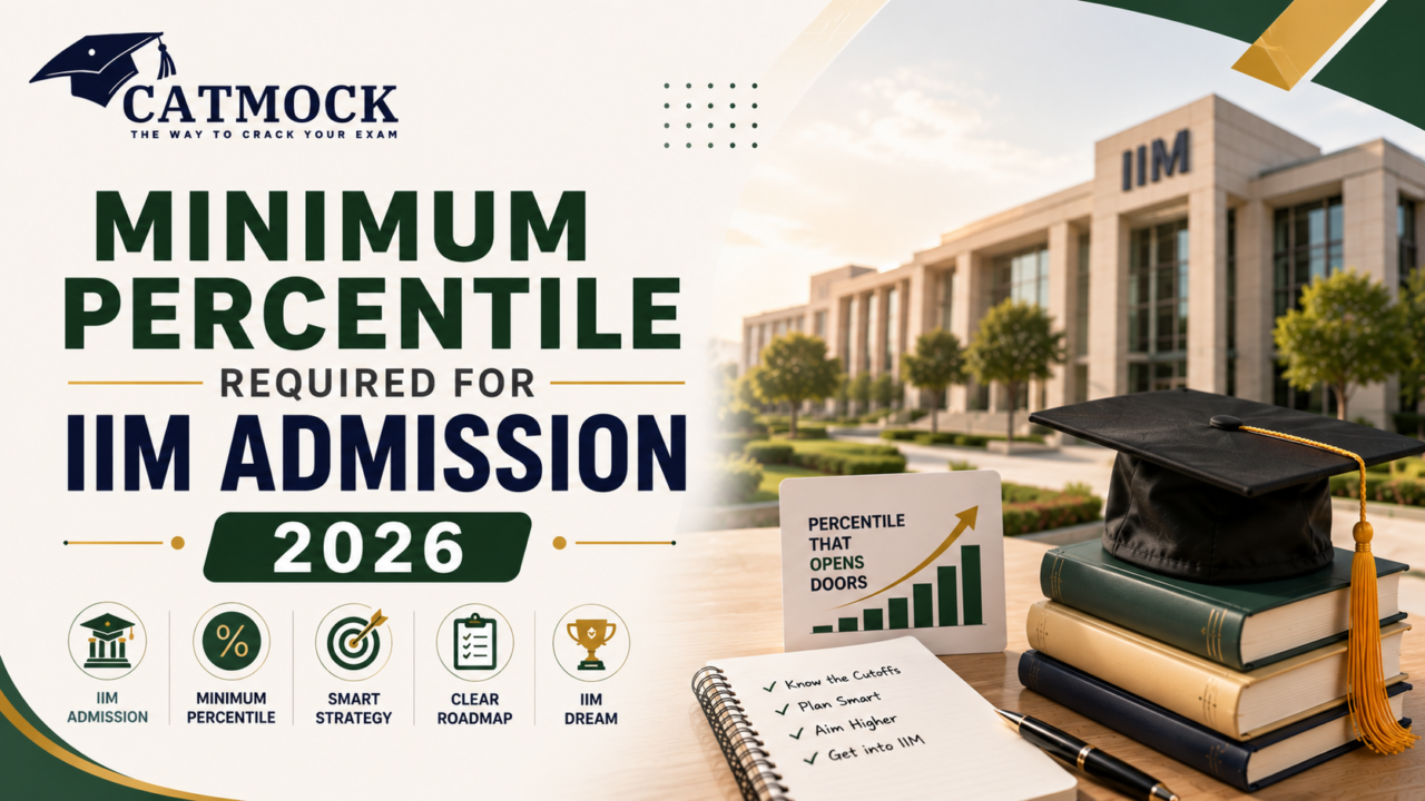 You are currently viewing Minimum CAT Percentile for IIM Admission 2026