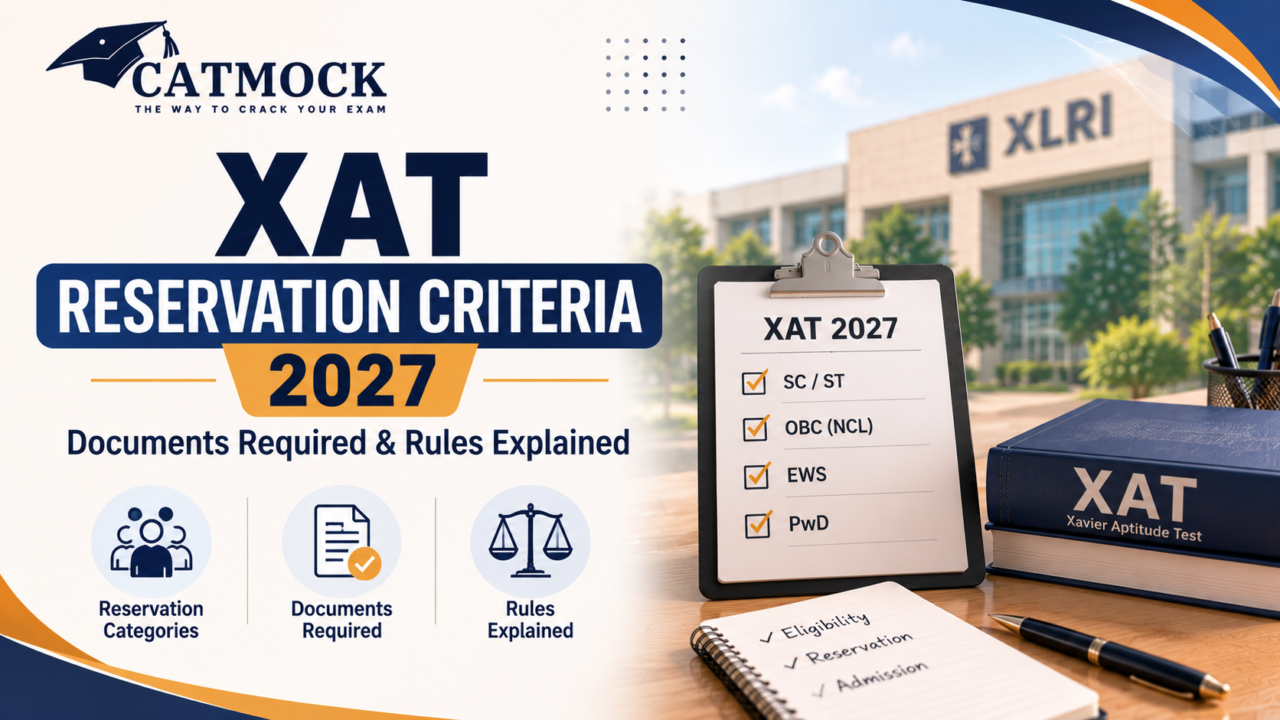 You are currently viewing XAT Reservation Criteria 2027: Documents Required & Rules Explained
