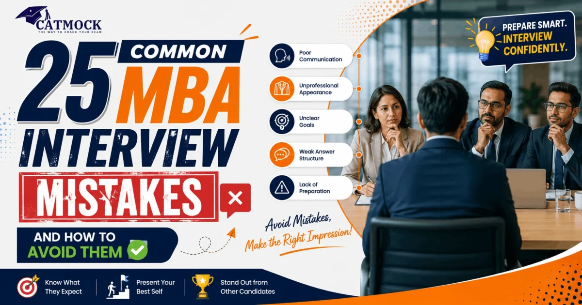 You are currently viewing 25 Common MBA Interview Mistakes and How to Avoid Them