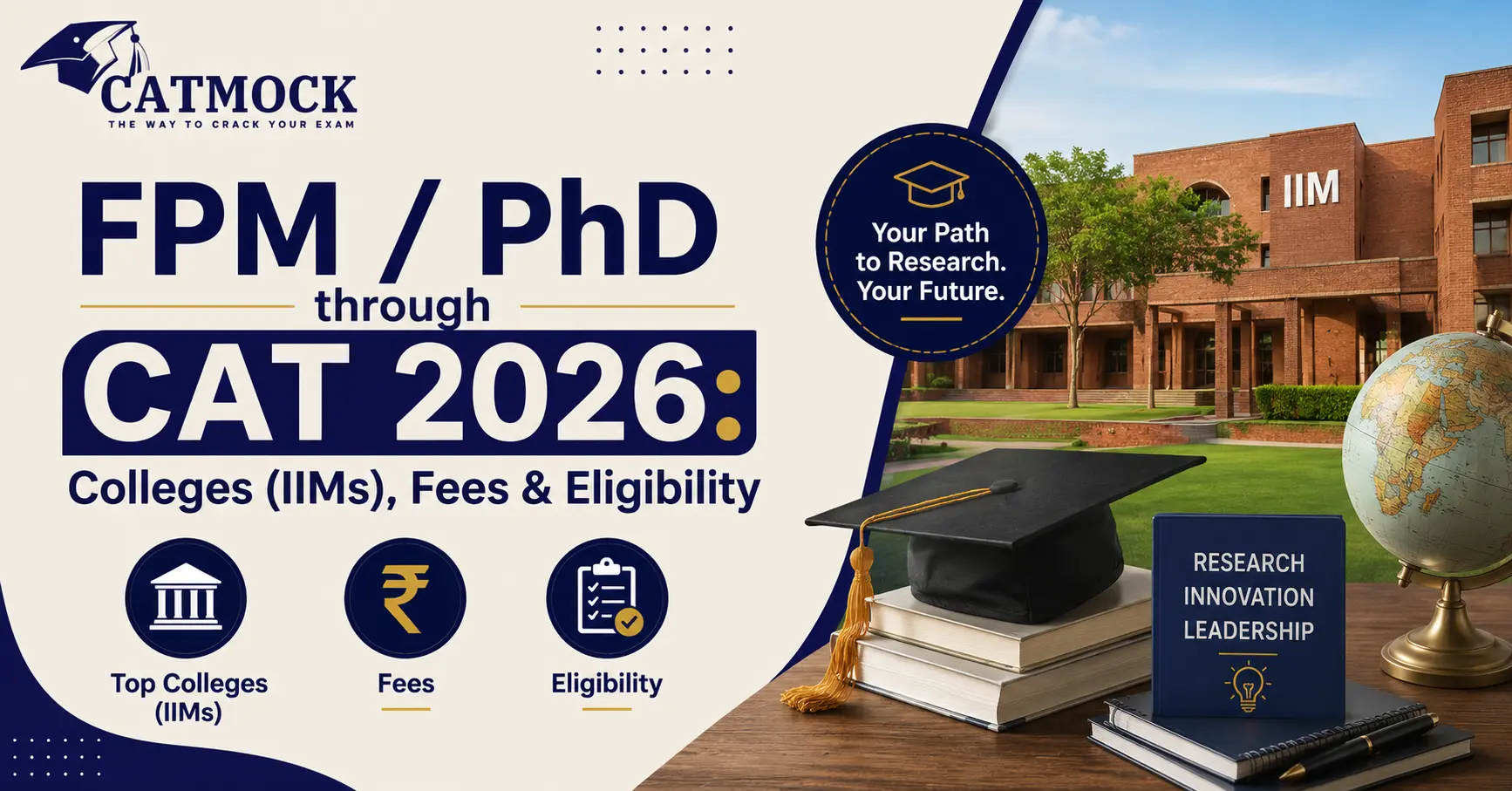 You are currently viewing FPM / PhD through CAT 2026: Colleges (IIMs), Fees & Eligibility