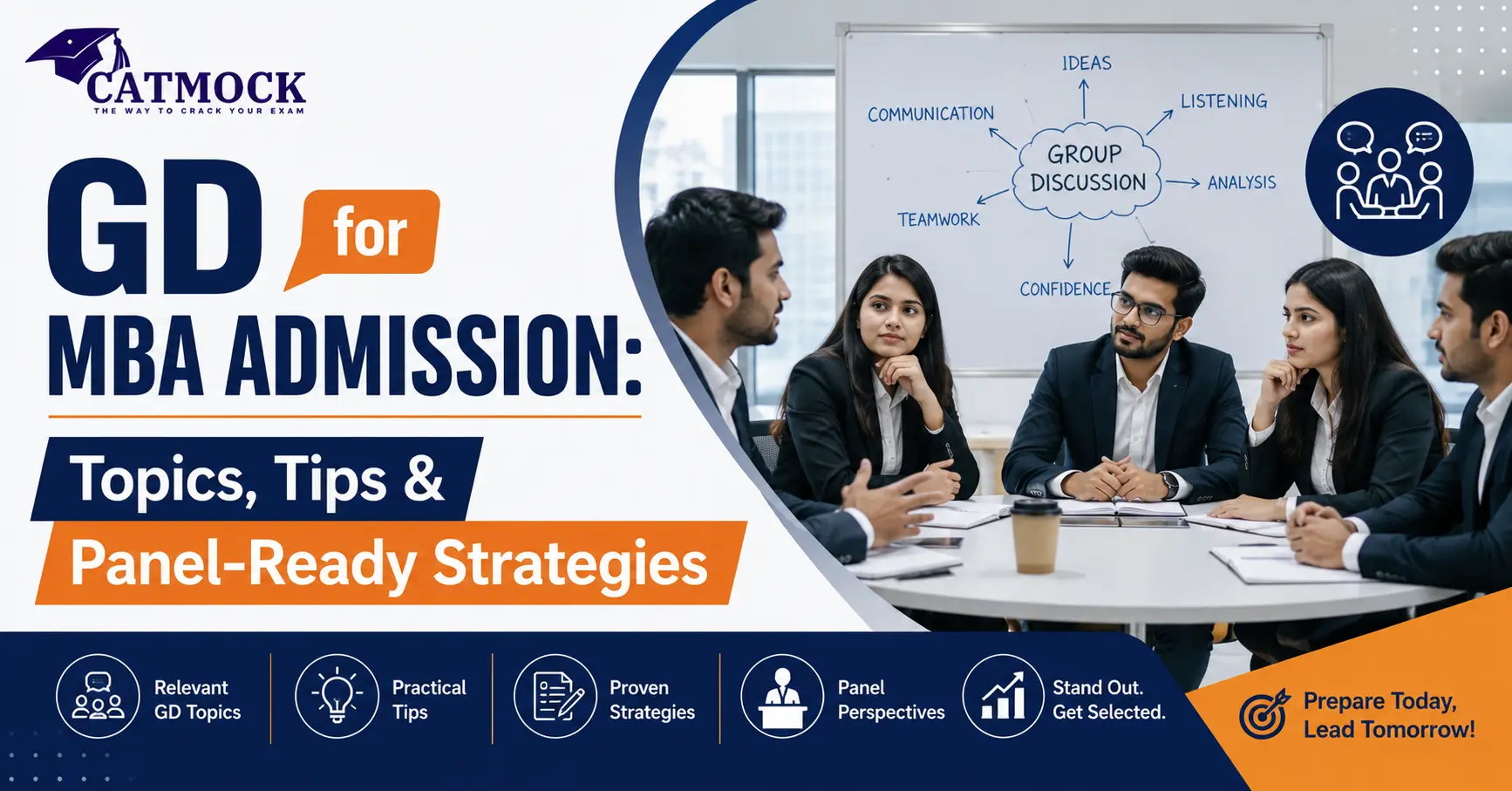 You are currently viewing GD for MBA Admission: Topics, Tips & Panel-Ready Strategies