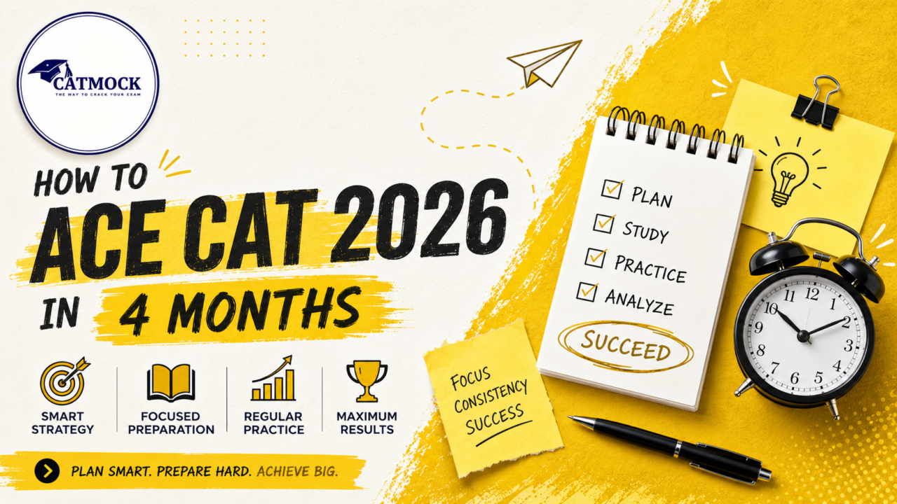 You are currently viewing How to Ace CAT 2026 in 4 Months