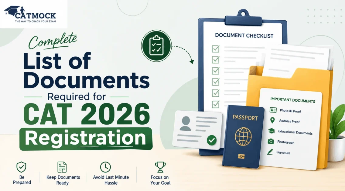 You are currently viewing Complete List of Documents Required for CAT 2026 Registration