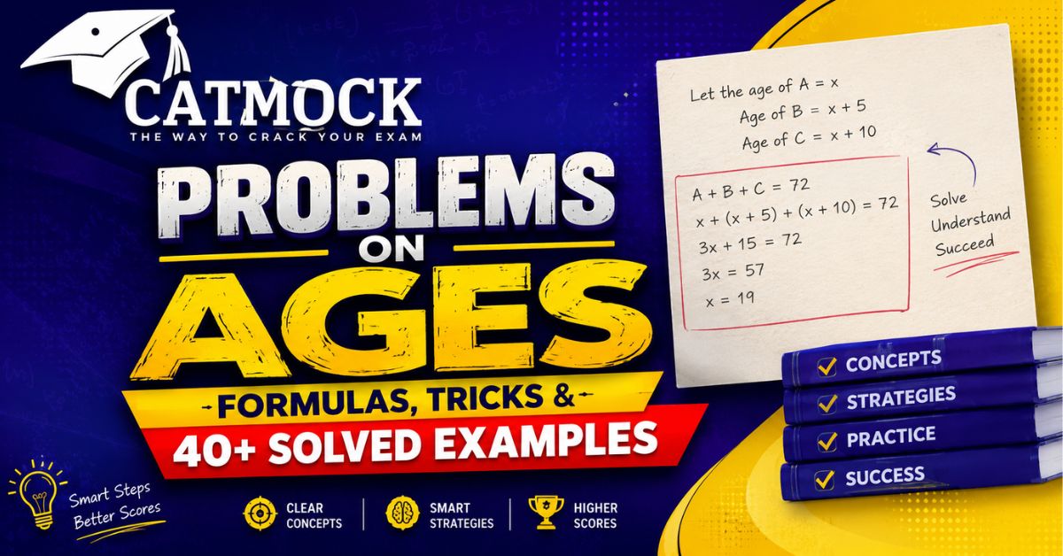 You are currently viewing Problems on Ages: Formulas, Tricks & 40+ Solved Examples