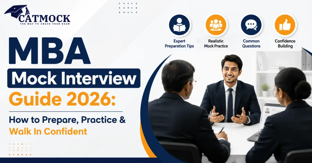 You are currently viewing MBA Mock Interview Guide 2026: How to Prepare, Practice & Walk In Confident