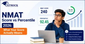 Read more about the article NMAT Score vs Percentile 2026: What Your Score Actually Means