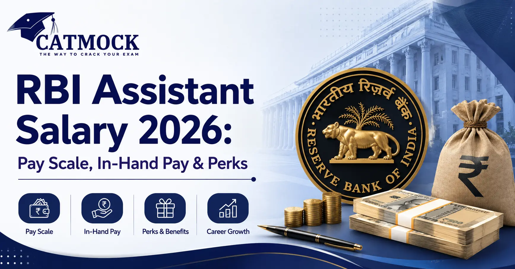 You are currently viewing RBI Assistant Salary 2026: Pay Scale, In-Hand Pay & Perks
