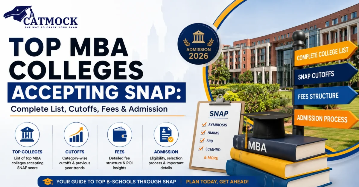 You are currently viewing Top MBA Colleges Accepting SNAP: Complete List, Cutoffs, Fees & Admission