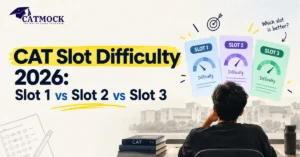 Read more about the article CAT Slot Difficulty 2026: Slot 1 vs Slot 2 vs Slot 3 Explained