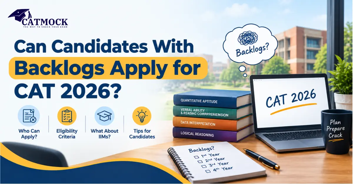 Can Candidates With Backlogs Apply for CAT 2026?