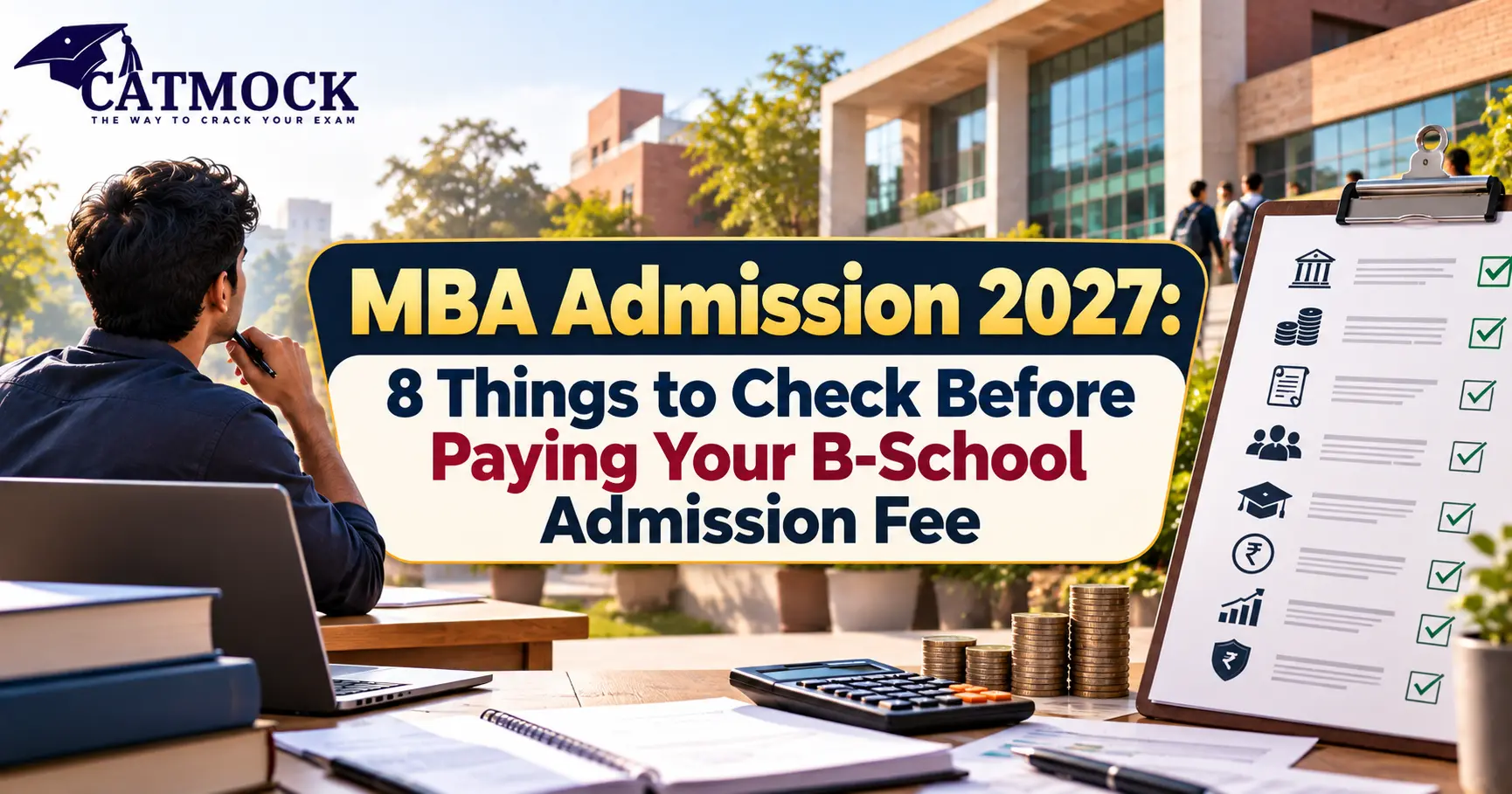 You are currently viewing MBA Admission 2027: 8 Things to Check Before Paying Your B-School Admission Fee