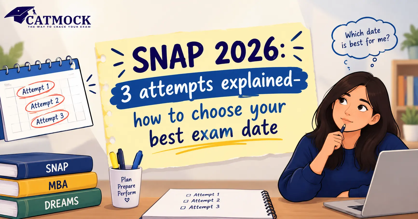 SNAP 2026: 3 Attempts Explained — How to Choose Your Best Exam Date
