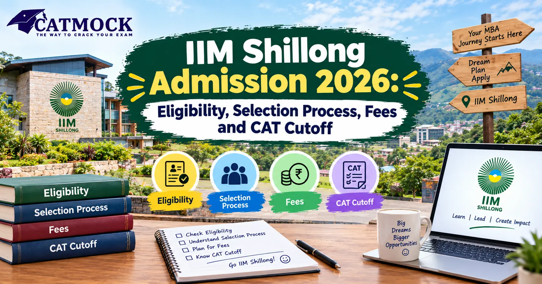 You are currently viewing IIM Shillong Admission 2026: Eligibility, Selection Process, Fees and CAT Cutoff
