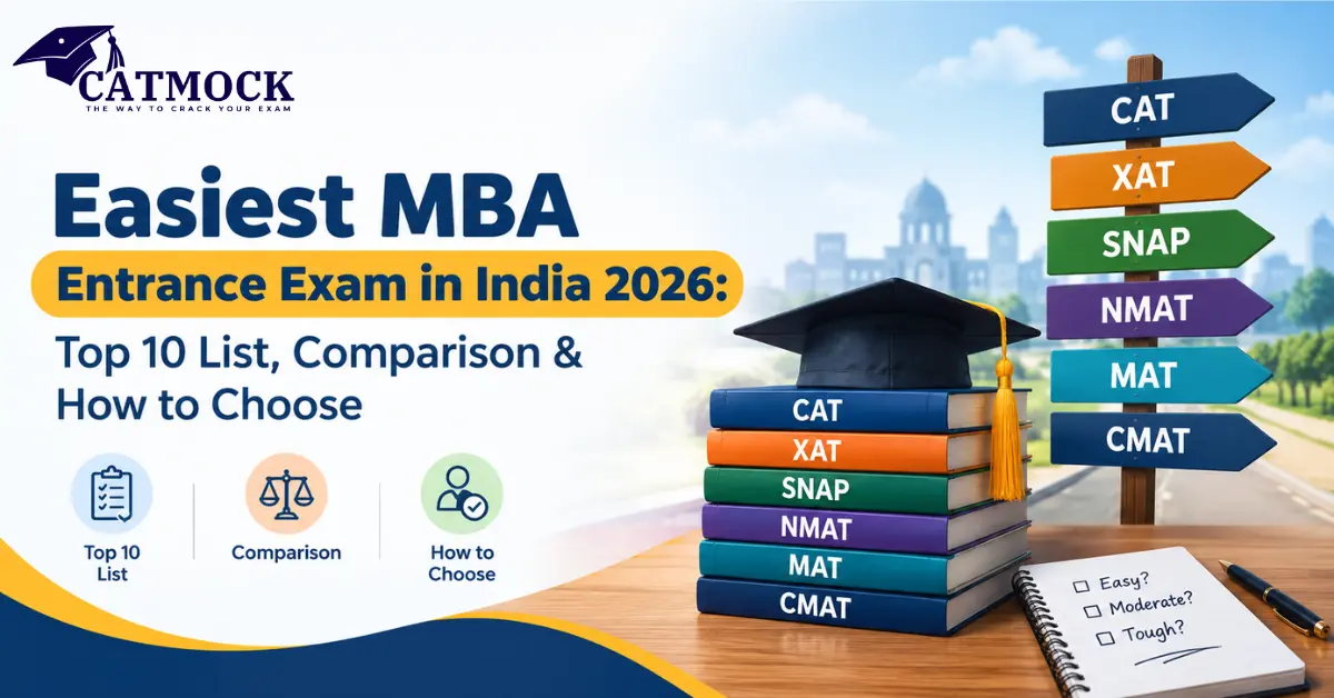 Easiest MBA Entrance Exam in India 2026: Top 10 List, Comparison & How to Choose