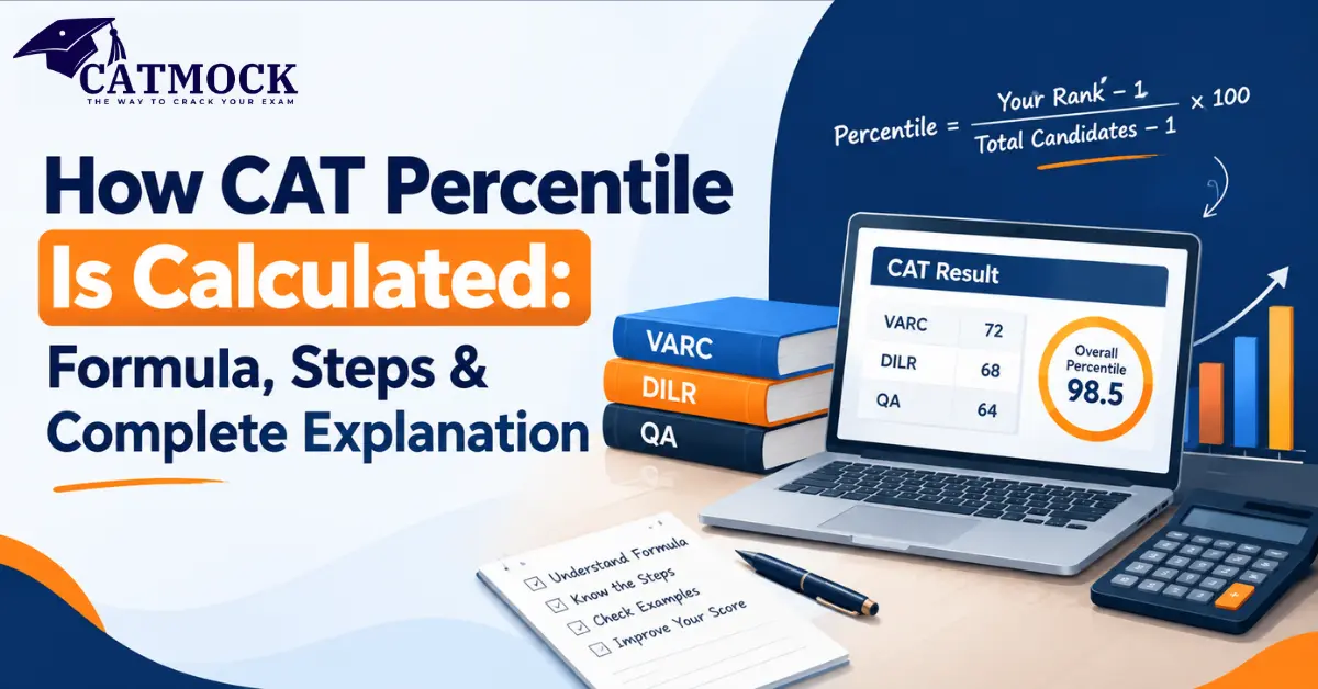 How CAT Percentile Is Calculated: Formula, Steps & Complete Explanation