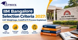 Read more about the article IIM Bangalore Selection Criteria 2027: CAT Weightage, Cutoff & PI Process Explained