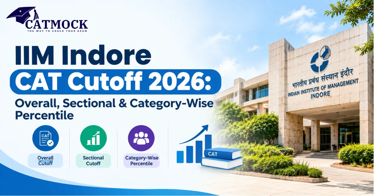You are currently viewing IIM Indore CAT Cutoff 2026: Overall, Sectional & Category-Wise Percentile