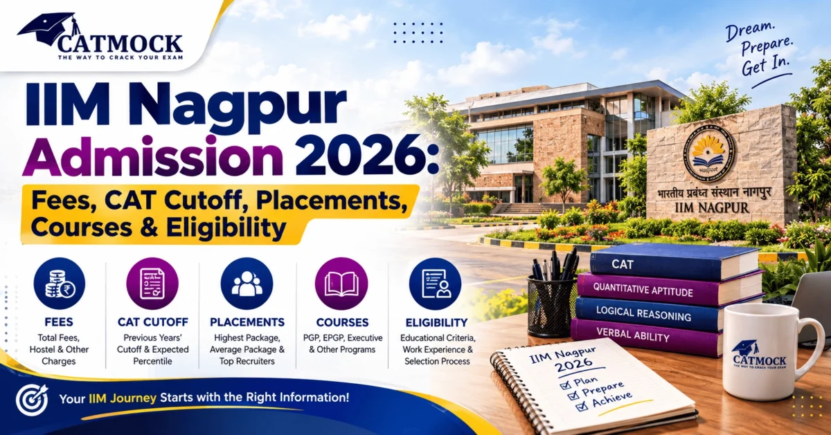 You are currently viewing IIM Nagpur Admission 2026: Fees, CAT Cutoff, Placements, Courses & Eligibility