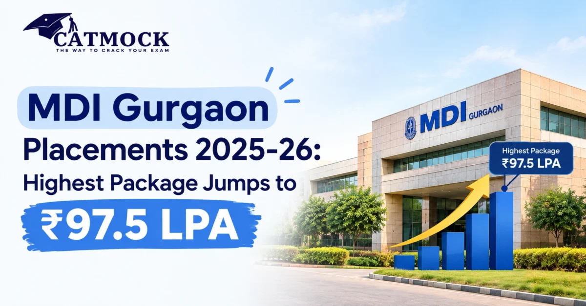 MDI Gurgaon Placements 2025-26: Highest Package Jumps to ₹97.5 LPA