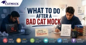 Read more about the article What to Do After a Bad CAT Mock: 7 Recovery Steps