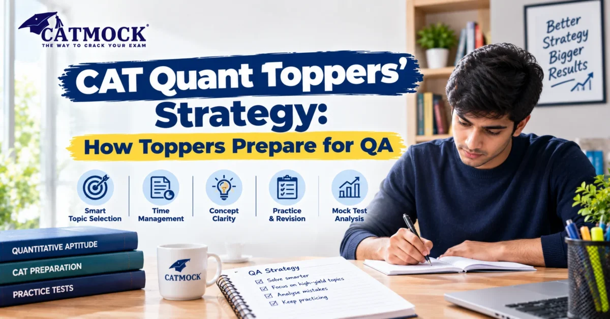 You are currently viewing CAT Quant Toppers’ Strategy: How Toppers Prepare for QA