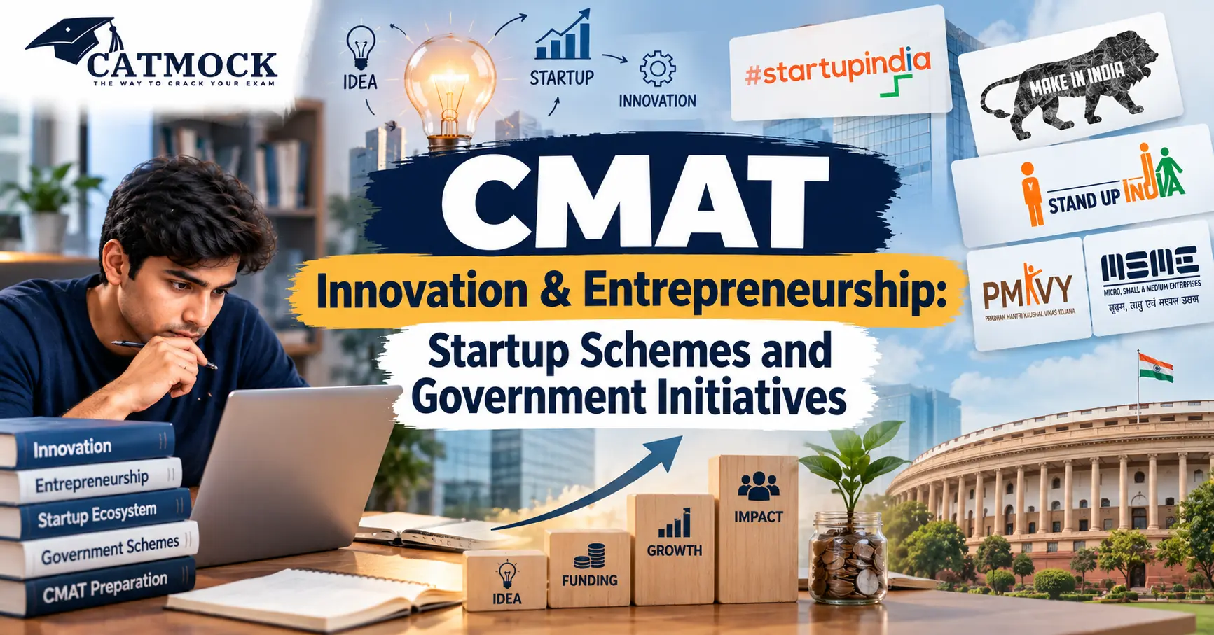 CMAT Innovation & Entrepreneurship: Startup Schemes and Government Initiatives Explained