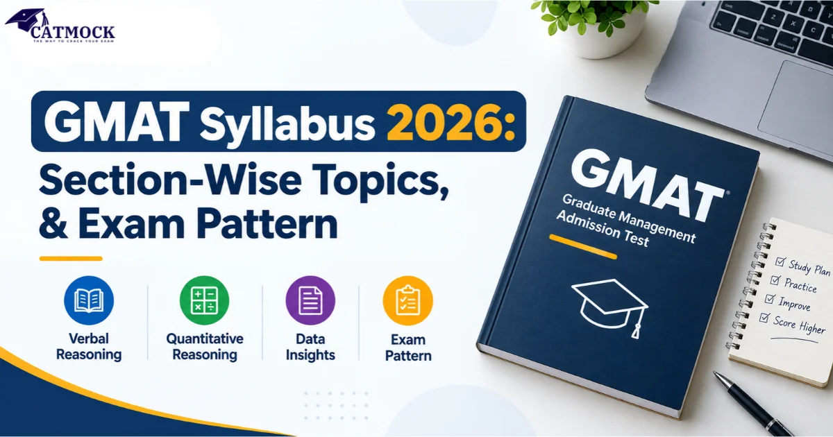 You are currently viewing GMAT Syllabus 2026: Section-Wise Topics, & Exam Pattern