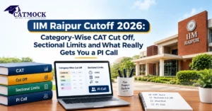 Read more about the article IIM Raipur Cutoff 2026: Category-Wise CAT Cut Off, Sectional Limits and What Really Gets You a PI Call
