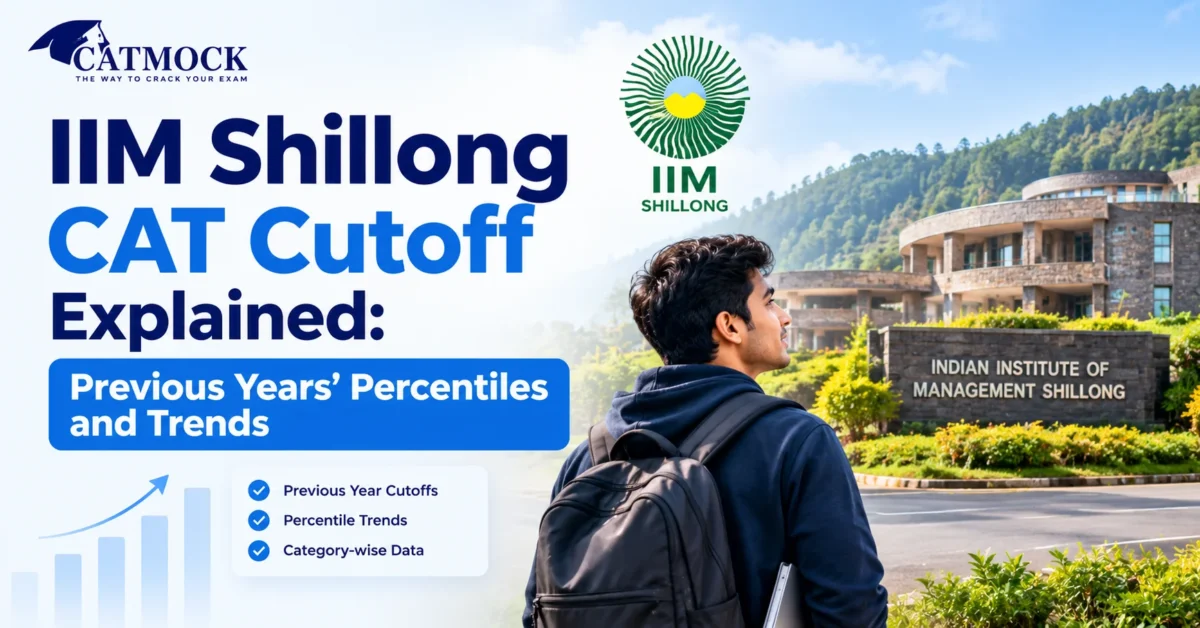IIM Shillong CAT Cutoff Explained: Previous Years’ Percentiles and Trends