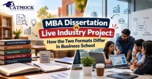 Read more about the article MBA Dissertation vs Live Industry Project: How the Two Formats Differ in Business School
