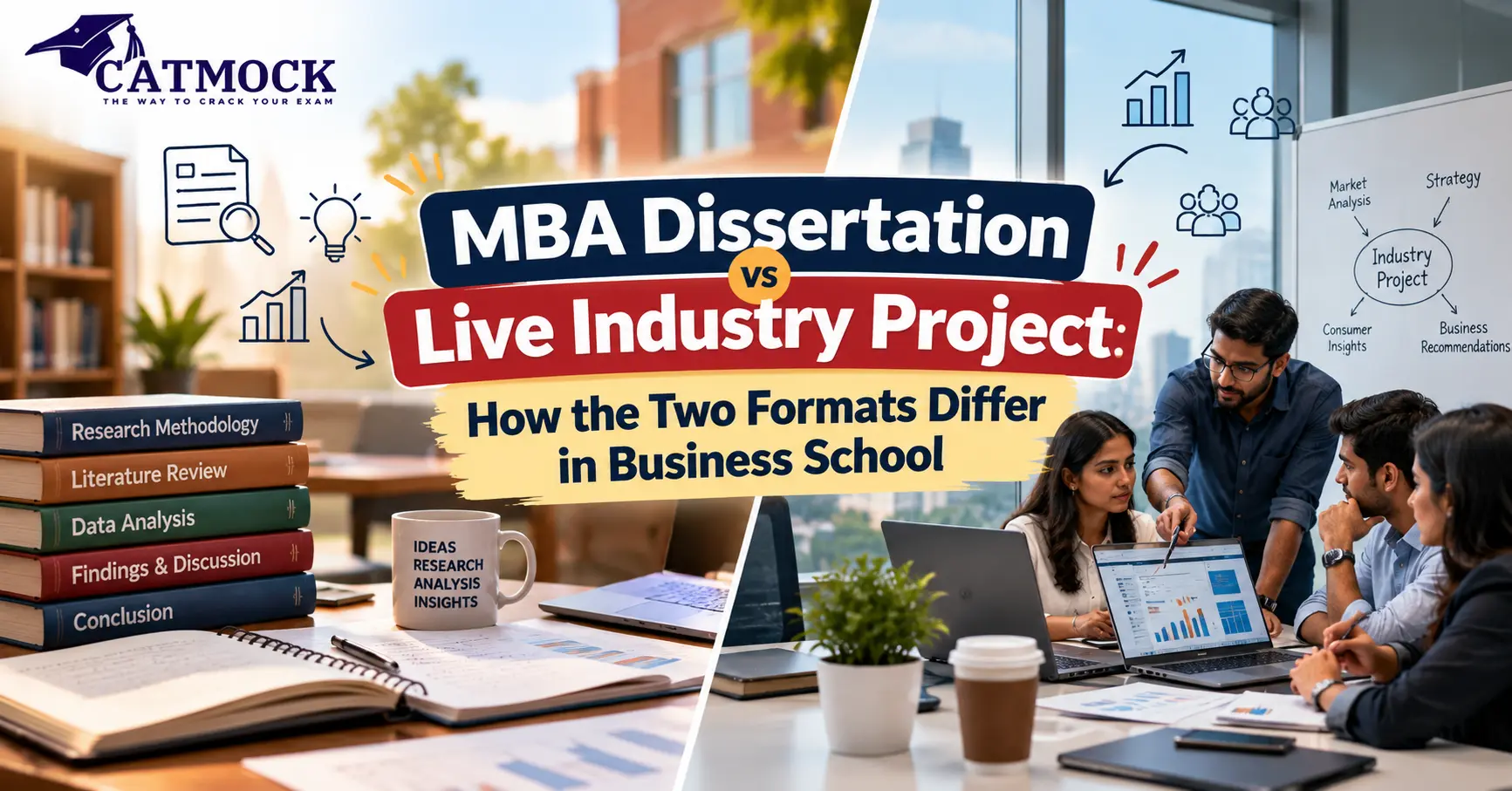 MBA Dissertation vs Live Industry Project: How the Two Formats Differ in Business School