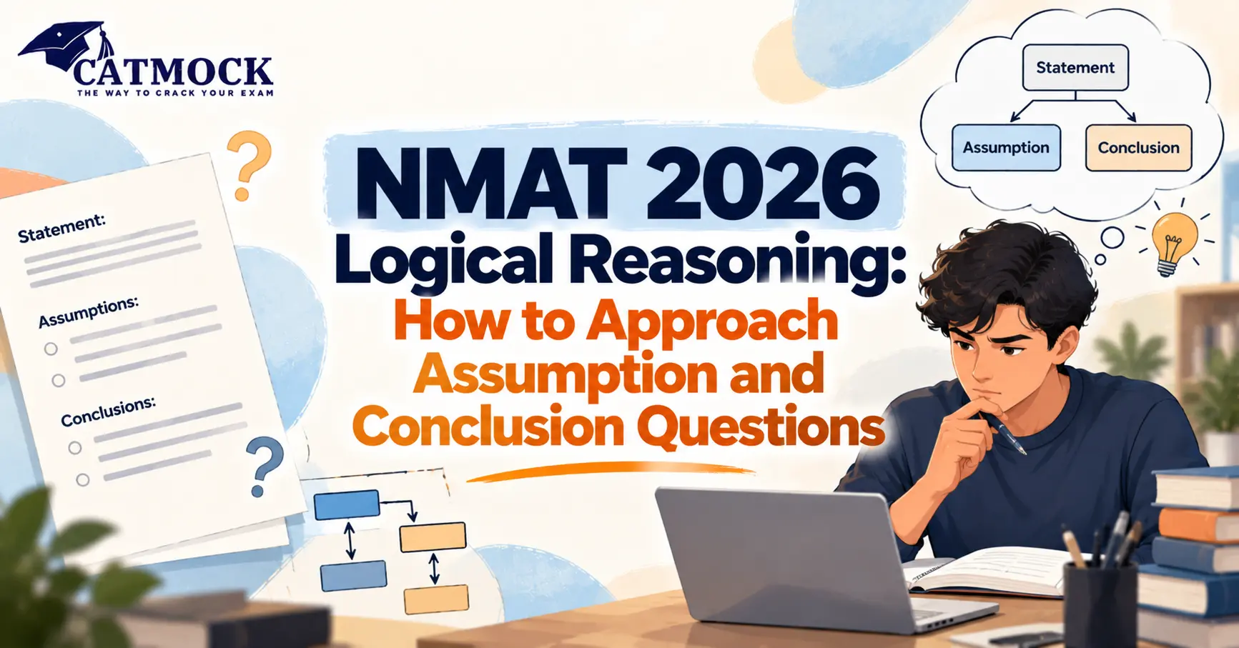 NMAT 2026 Logical Reasoning: How to Approach Assumption and Conclusion Questions