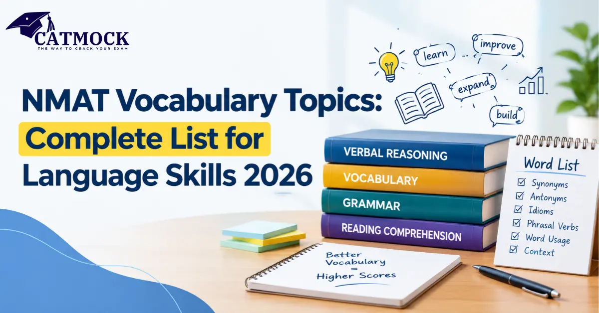 NMAT Vocabulary Topics: Complete List for Language Skills 2026